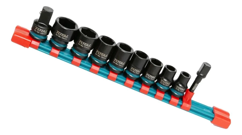 JUEGO DE DADOS DE IMPACTO 10 PIEZAS 3/8'' - 7