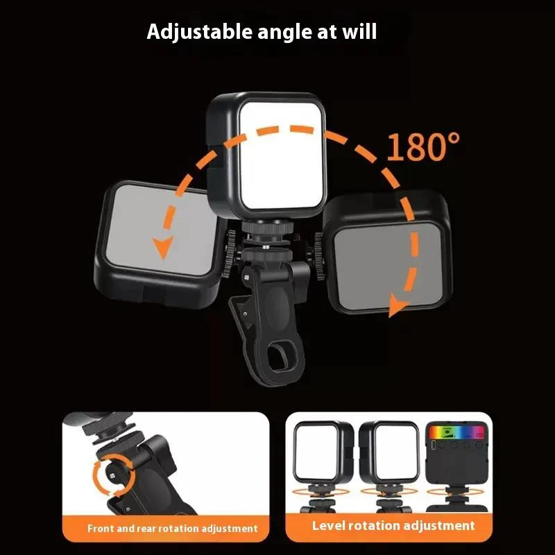 MINI LUZ LED RGB PORTATIL PARA FOTOGRAFIA Y VIDEOCONFERENCIAS - 4