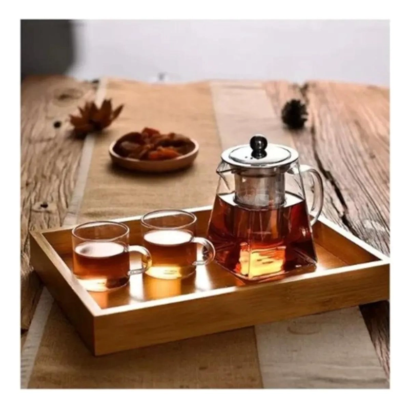 TETERA DE VIDRIO CON FILTRO PARA INFUSIONES 550 ML - 2