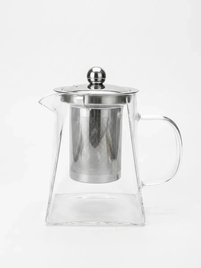TETERA INFUSOR DE VIDRIO Y ACERO INOXIDABLE 550ML - 7