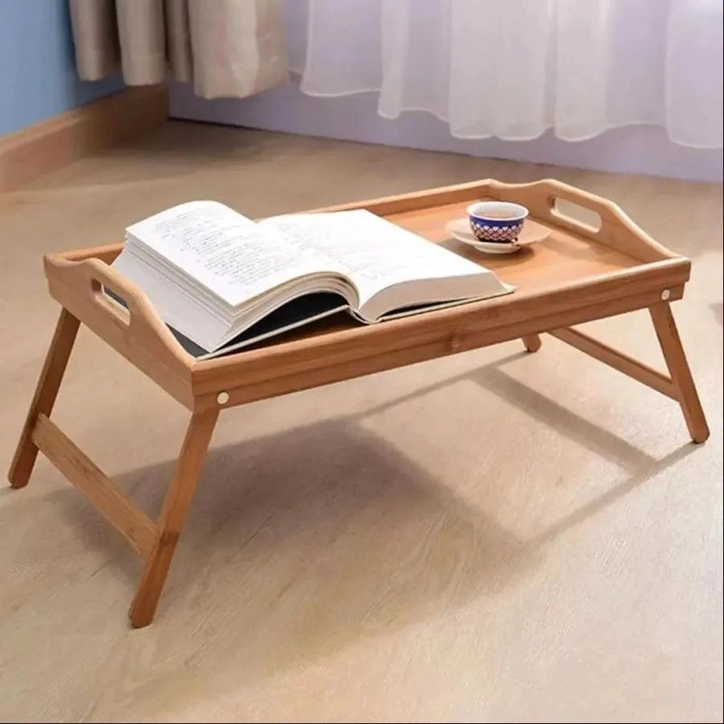 BANDEJA DE DESAYUNO PLEGABLE DE MADERA PARA MESA - 3