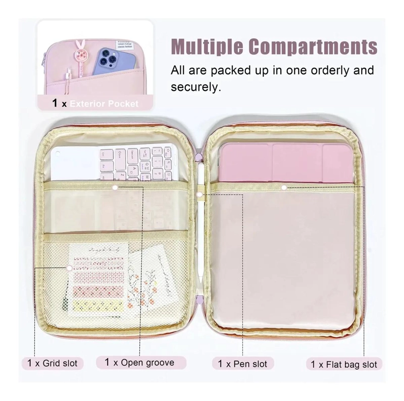 FUNDA IMPERMEABLE PARA IPAD Y TABLETS EN COLOR BEIGE - 1