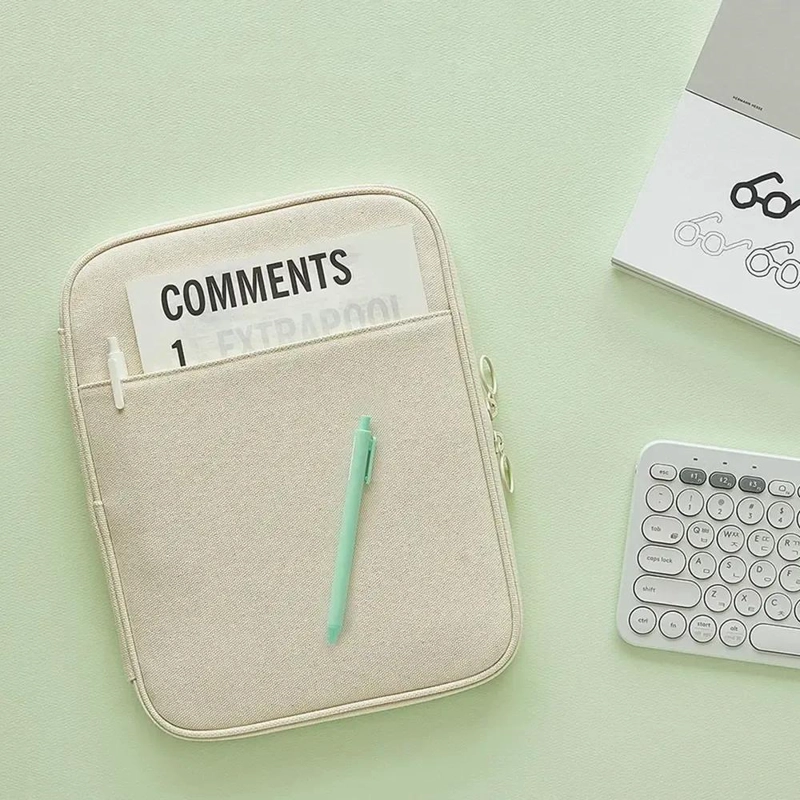FUNDA IMPERMEABLE PARA IPAD Y TABLETS EN COLOR BEIGE - 2
