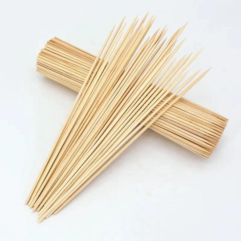 BROCHETAS DE BAMBU DESECHABLES PARA ASADOS 35CM 600 UNIDADES - 1