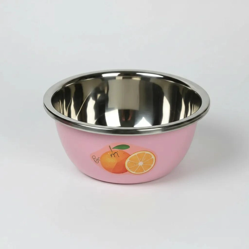 BOWL DE ACERO INOXIDABLE 24 CM CON DISEÑO ELEGANTE Y FUNCIONAL - 3