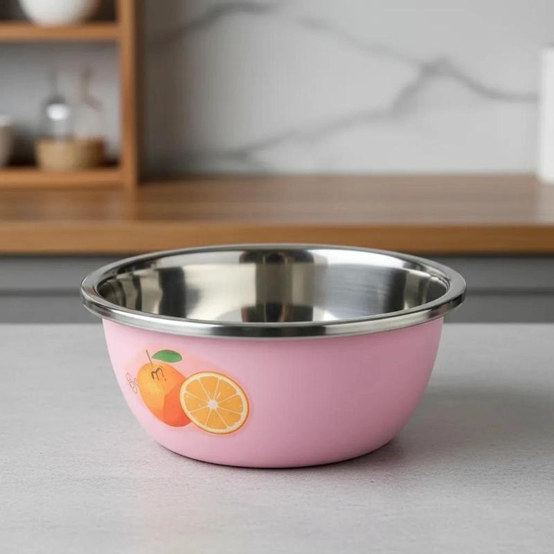 BOWL DE ACERO INOXIDABLE 24 CM CON DISEÑO ELEGANTE Y FUNCIONAL - 5