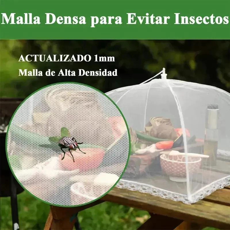 CUBIERTAS PLEGABLES DE MALLA PARA ALIMENTOS EN PAQUETE DE 3 - 6
