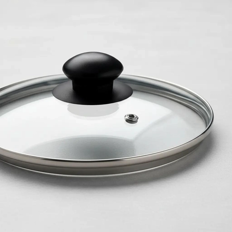 TAPA DE OLLA VAPORIERA DE VIDRIO 18 CM PARA COCCION SALUDABLE - 7