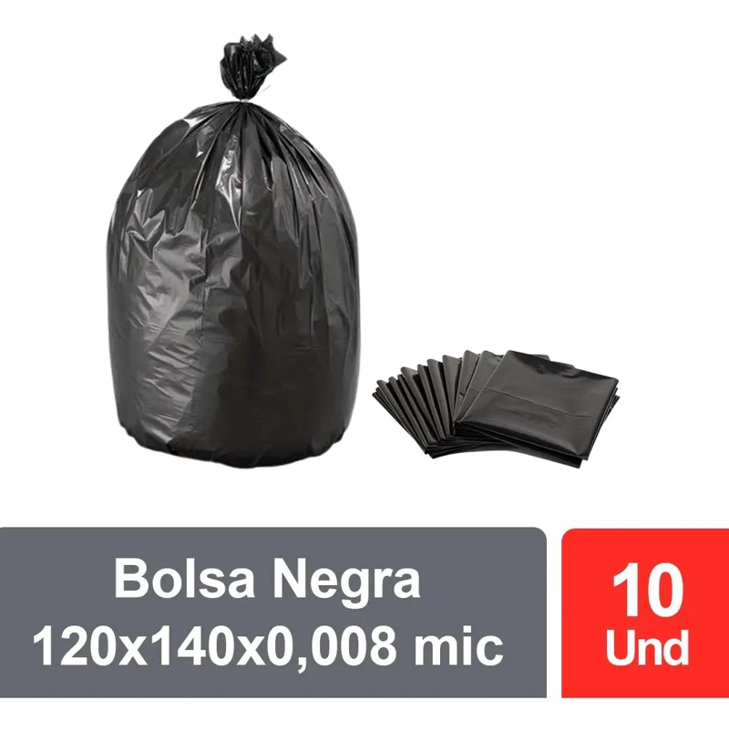 BOLSAS NEGRAS EXTRA GRANDES PARA BASURA 240 LITROS - 3