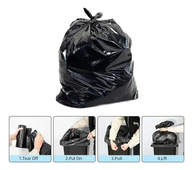 PACK DE 20 BOLSAS BIODEGRADABLES 120X140 CM PARA RESIDUOS - 3