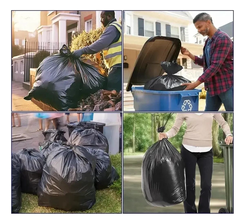 PACK DE 20 BOLSAS BIODEGRADABLES 120X140 CM PARA RESIDUOS - 7