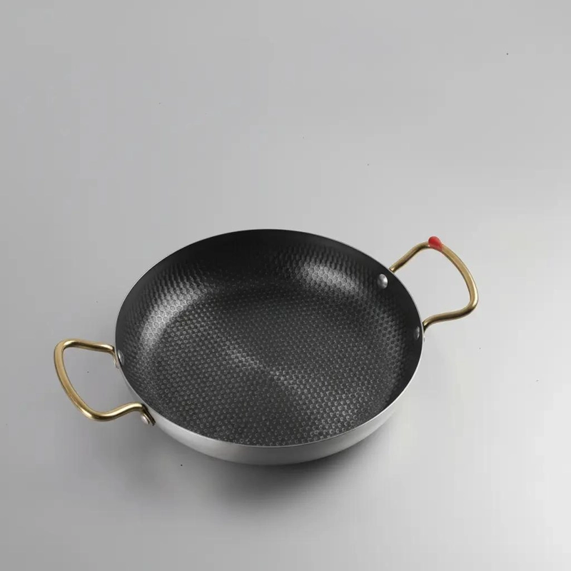OLLA DE ACERO INOXIDABLE PARA FREIR 24 CM IDEAL PARA COCINAR - 6