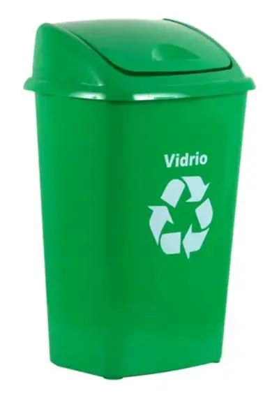 PACK DE 3 BASUREROS DE 30 LITROS PARA RECICLAJE EN COLORES - 3