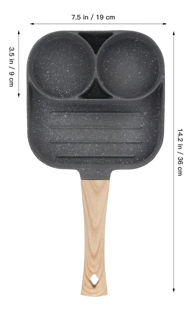SARTE N CUADRADA ANTIADHERENTE PARA HUEVOS Y PANQUEQUES - 5
