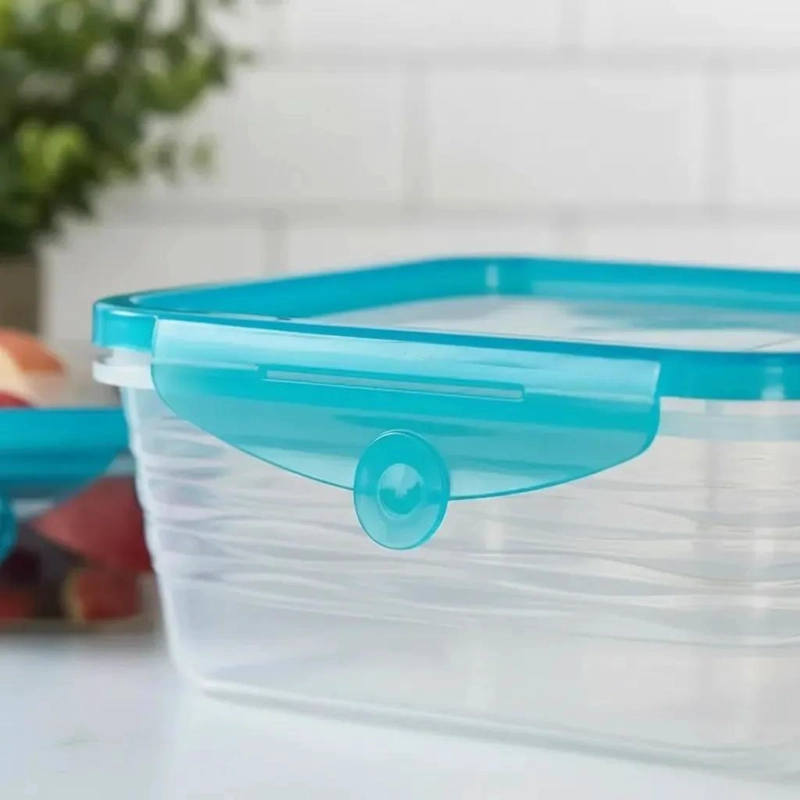 RECIPIENTES HERME TICOS DE PLASTICO Y SILICONA PARA ALIMENTOS - 4