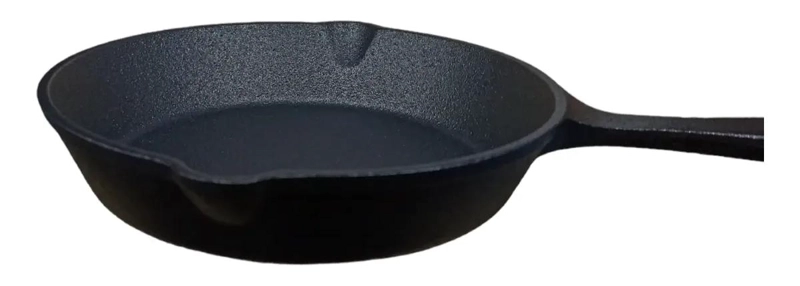 SARTE N DE FIERRO FUNDIDO CON VERTEDERO IDEAL PARA COCINAR - 2