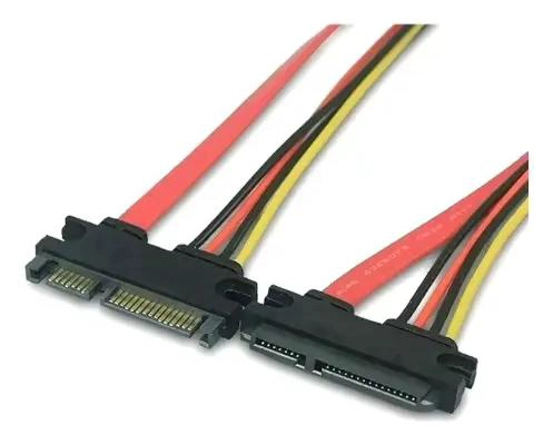 CABLE ADAPTADOR SATA MACHO A HEMBRA 30 CM 22 PINES - 2