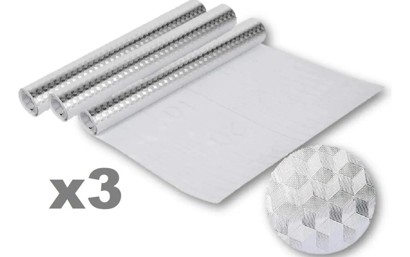 PAPEL ALUMINIO AUTOADHESIVO PARA COCINA Y MUEBLES 3M - 1