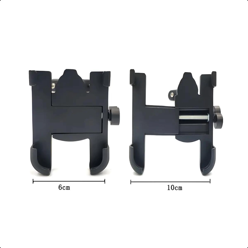 SOPORTE PARA CELULAR DE RETROVISOR CON AJUSTE UNIVERSAL Y ROTACION 360° - 8