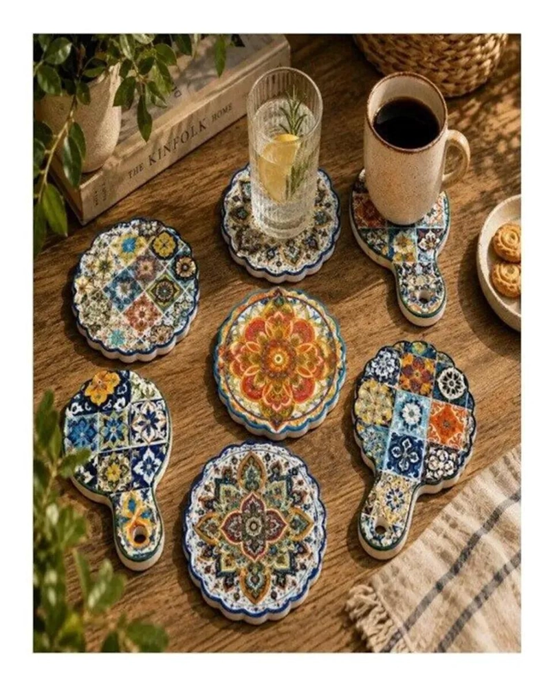 POSAVASOS DECORATIVOS PARA MESA Y COCINA - 2