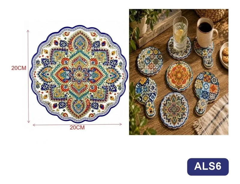 POSAVASOS DECORATIVOS PARA MESA Y COCINA - 3