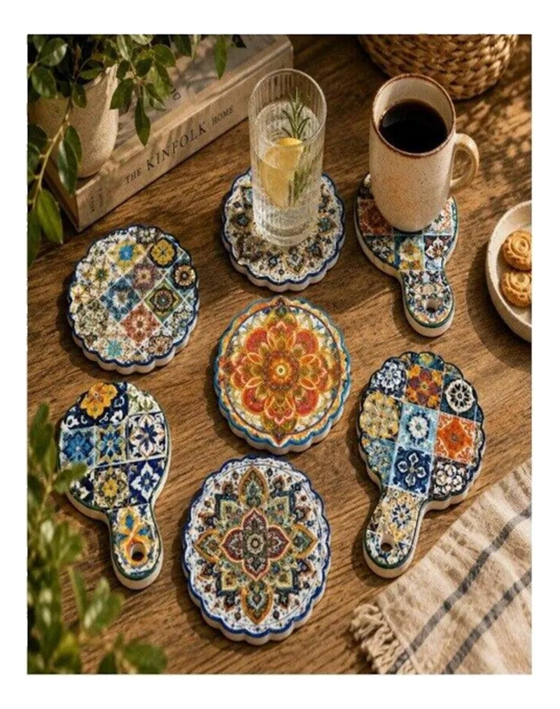 POSAVASOS DECORATIVOS PARA MESA Y COCINA - 1