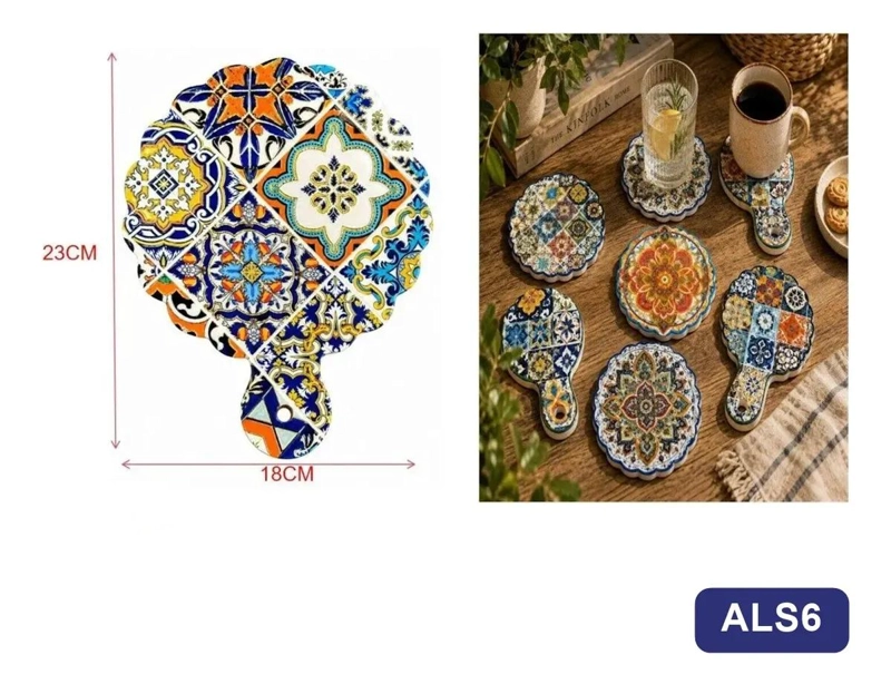 POSAVASOS DECORATIVOS PARA MESA Y COCINA - 3