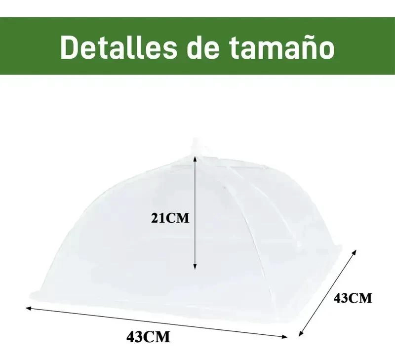 CUBIERTAS PLEGABLES DE MALLA PARA ALIMENTOS EN PAQUETE DE 3 - 2