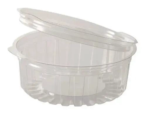 CONTENEDOR ENSALADERO TRANSPARENTE CON TAPA PACK DE 100 UNIDADES - 1