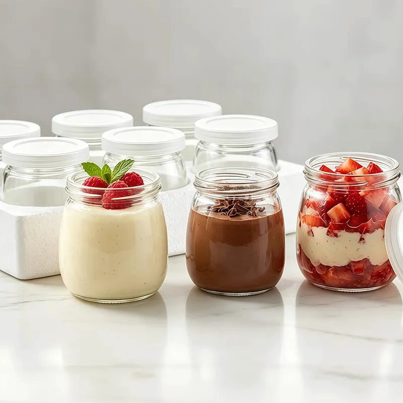 PACK DE 6 FRASCOS DE VIDRIO CON TAPA SELLADA DE 200ML - 9
