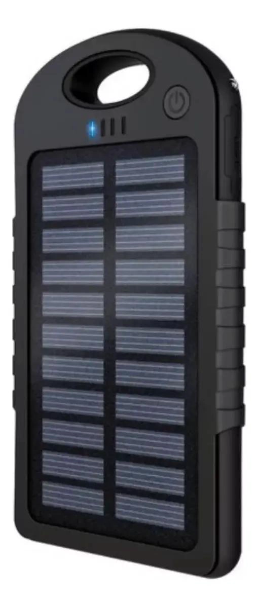 BATERIA EXTERNA SOLAR 8800 MAH CON PUERTOS USB - 5