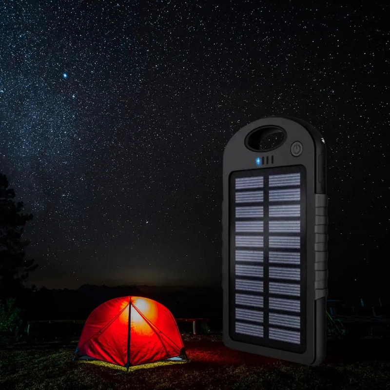 BATERIA EXTERNA SOLAR 8800 MAH CON PUERTOS USB - 3