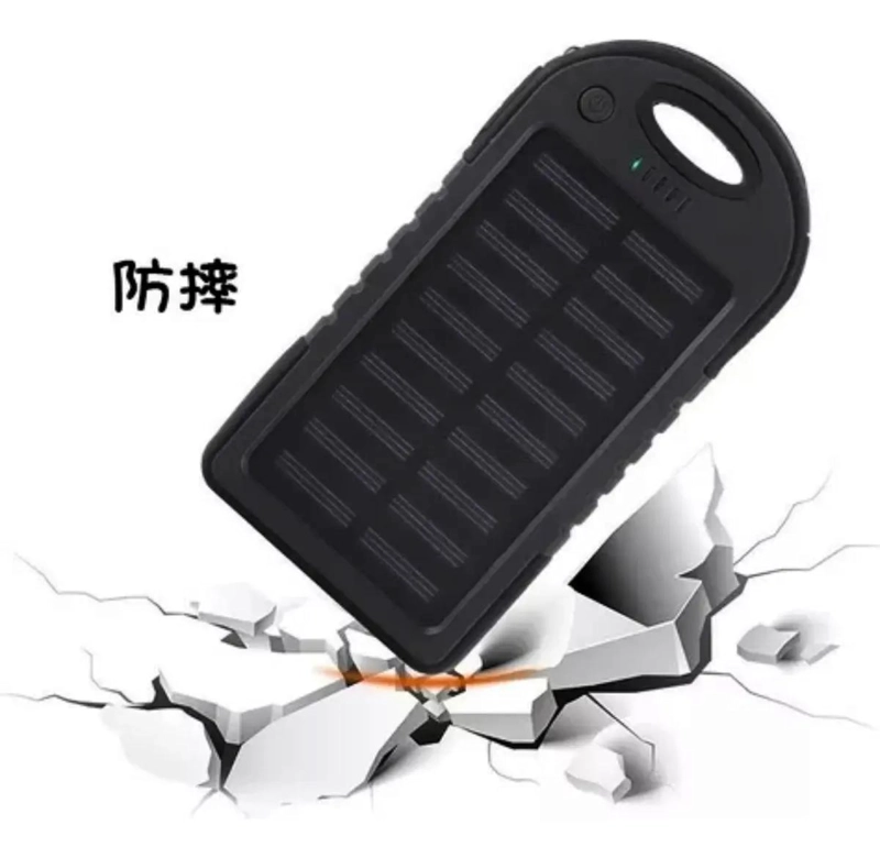 BATERIA EXTERNA SOLAR 8800 MAH CON PUERTOS USB - 4
