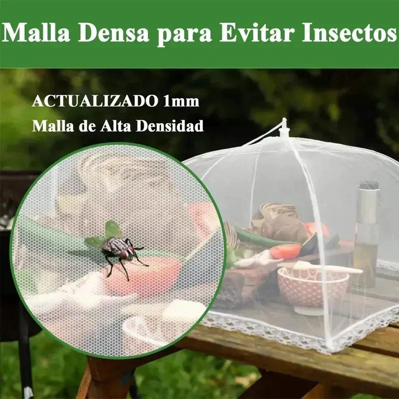 CUBIERTAS PLEGABLES DE MALLA PARA ALIMENTOS EN PAQUETE DE 3 - 6