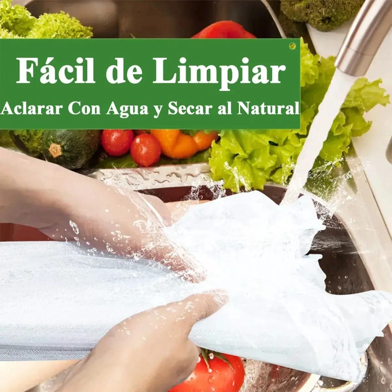 CUBIERTAS PLEGABLES DE MALLA PARA ALIMENTOS EN PAQUETE DE 3 - 6