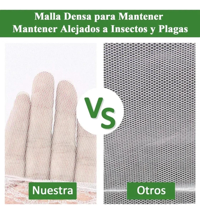 CUBIERTAS PLEGABLES DE MALLA PARA ALIMENTOS EN PAQUETE DE 3 - 8