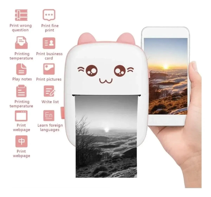 IMPRESORA PORTATIL BLUETOOTH PARA FOTOS COMPACTAS - 6
