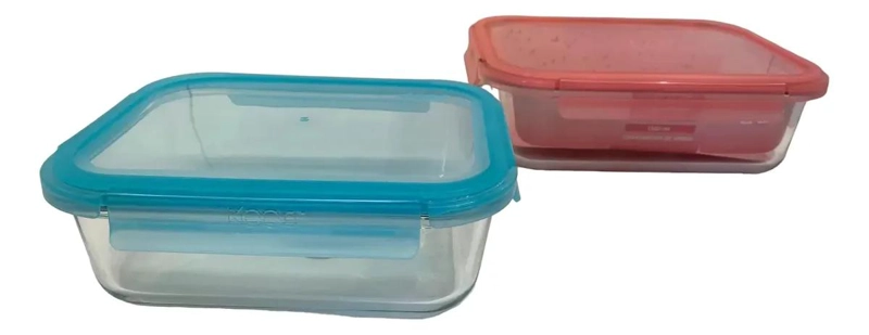 FRASCO HERME TICO RECTANGULAR 1500 ML PARA ALIMENTOS - 3