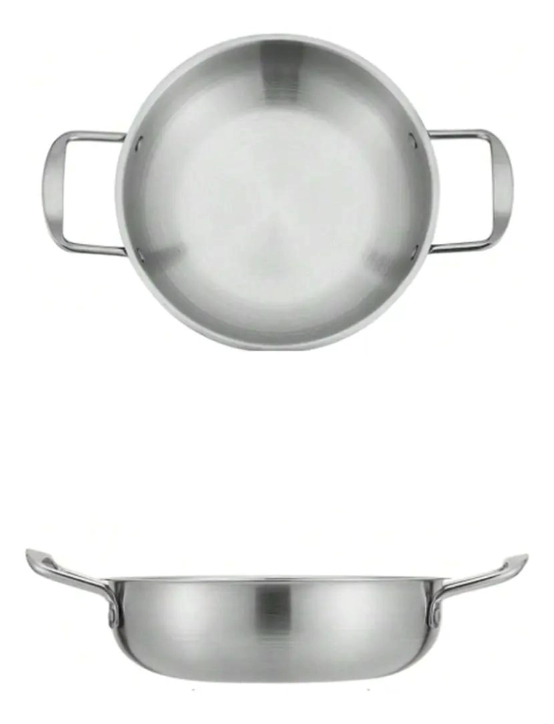 CACEROLA DE ACERO INOXIDABLE PARA COCINAR RAMEN 26 CM - 1