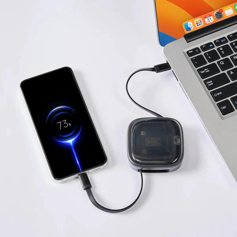 KIT DE CARGA RAPIDA CON CABLE USB TIPO-C Y LIGHTNING - 5