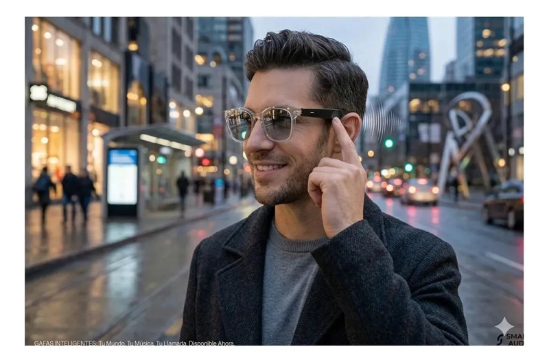 GAFAS INTELIGENTES CON AUDIO INTEGRADO Y MICROFONO PARA USO DIARIO - 3