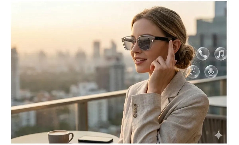 GAFAS INTELIGENTES CON AUDIO INTEGRADO Y MICROFONO PARA USO DIARIO - 5
