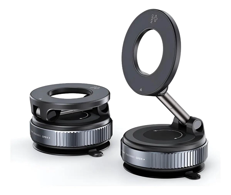SOPORTE MAGNE TICO PARA TELE FONO CON SUCCION AL VACIO 360° - 1