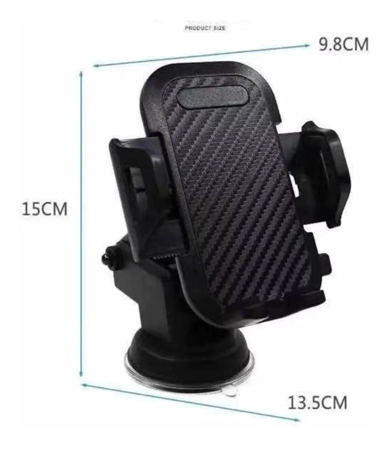 SOPORTE PARA CELULAR DE AUTO CON BRAZO LARGO Y ROTACION 360 GRADOS - 5