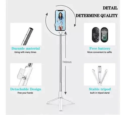 PALO SELFIE TRIPODE EXTENSIBLE CON CONTROL REMOTO - 3
