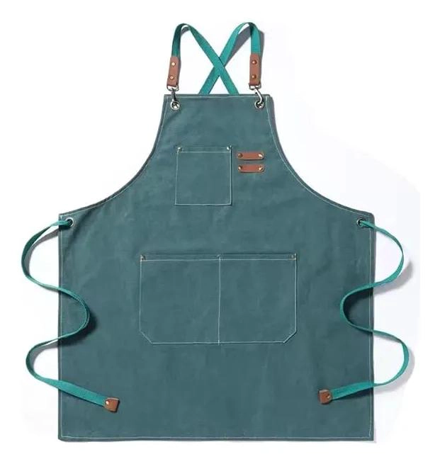DELANTAL MULTIUSOS CON BOLSILLOS PARA COCINA Y ARTE - 1