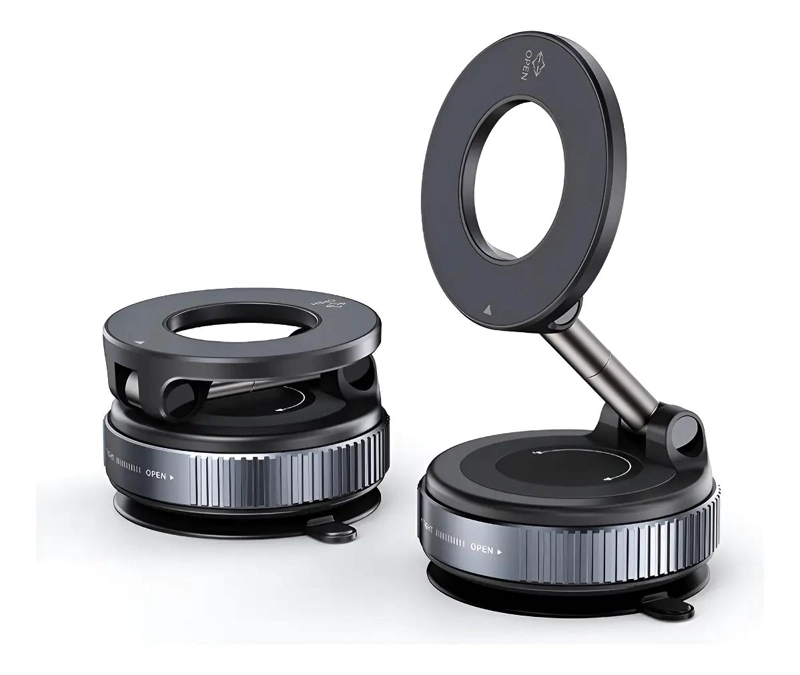 SOPORTE MAGNE TICO PARA TELE FONO CON SUCCION AL VACIO 360° - 1