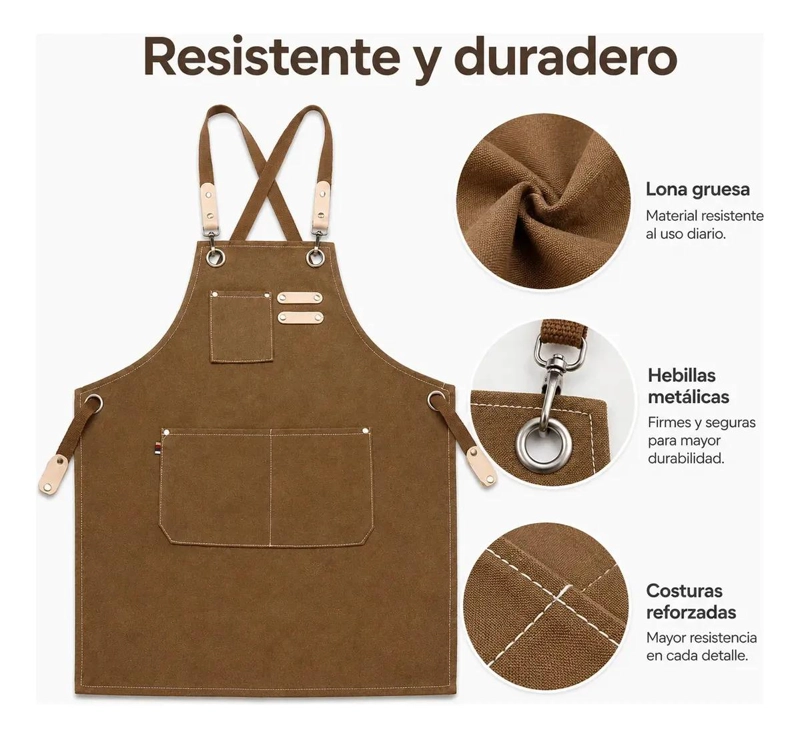 DELANTAL INFANTIL RESISTENTE PARA COCINAR Y PINTAR - 4