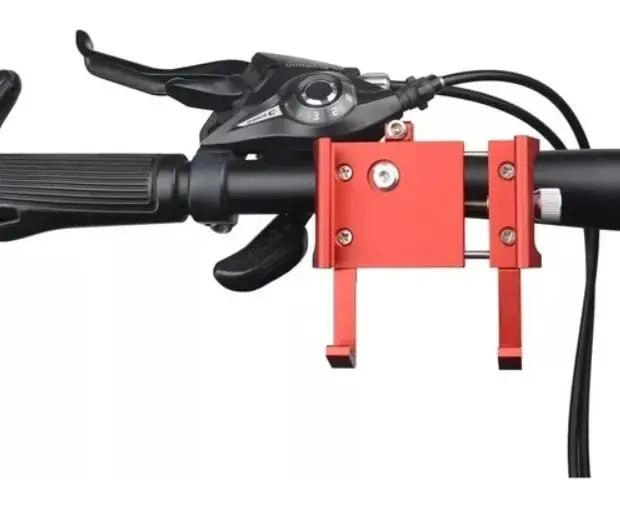 SOPORTE METALICO PARA TELE FONO CELULAR EN BICICLETA O MOTO - 2