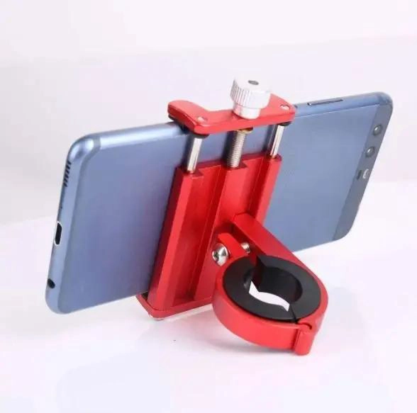 SOPORTE METALICO PARA TELE FONO CELULAR EN BICICLETA O MOTO - 6